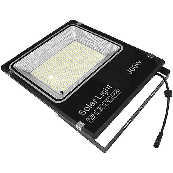 Hepoluz Solar Led Monokristallin Panel Abs 300w 6000k Strålkastare Silver