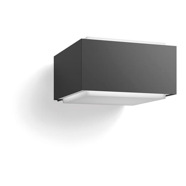 Philips Vaakasuuntainen Led-seinävalaisin E27 Hedgehog Musta Antrasiitti, Valkoinen