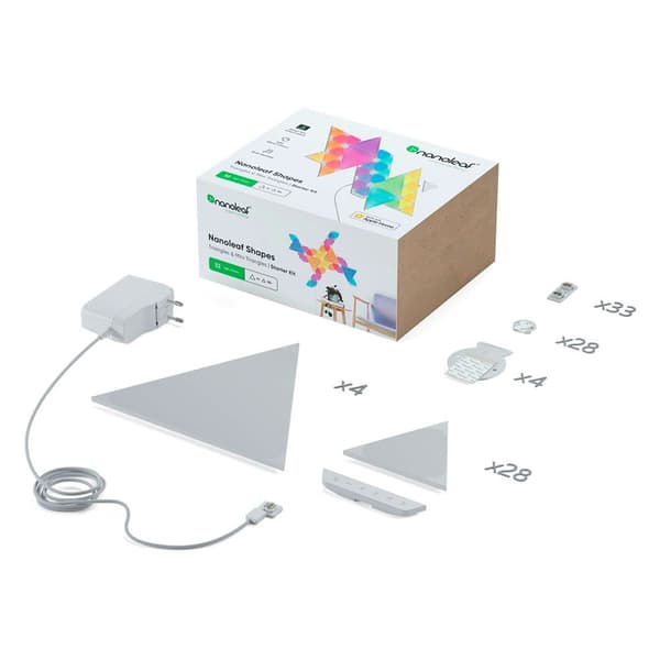 Nanoleaf Led Panel Triangles 32 Flerfarvet