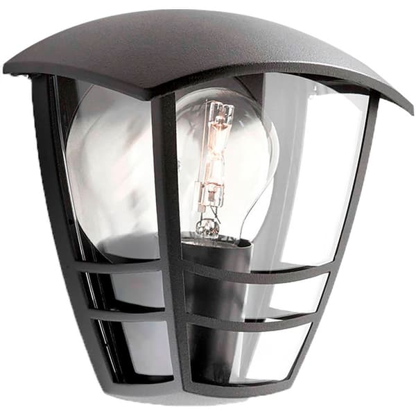 Philips Udvendig Væglampe E Creek 27 Sort Sort