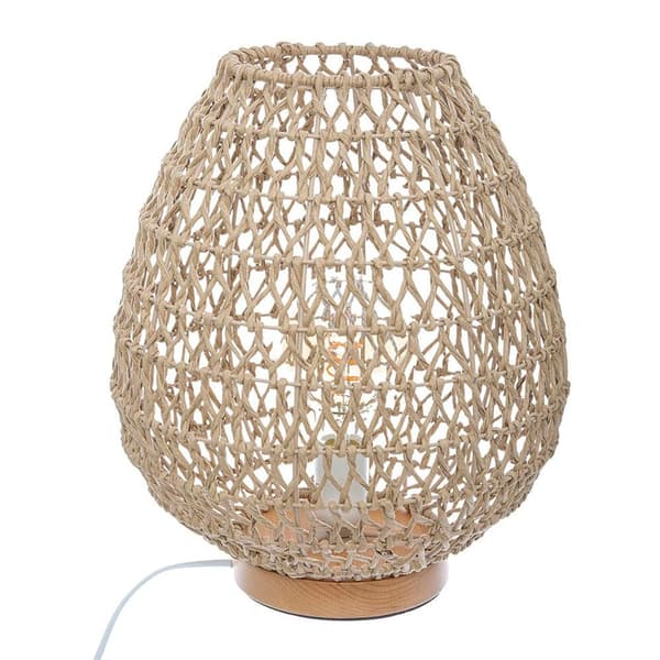 Atmosphera Vintage Bordlampe Tressé E27 40w Brun