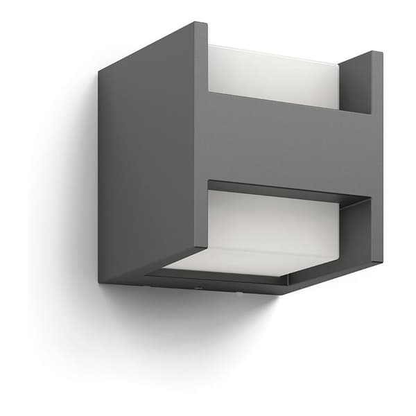 Philips Vaakasuuntainen Led-seinävalaisin Arbour 2x4.5w 800lumen Harmaa musta