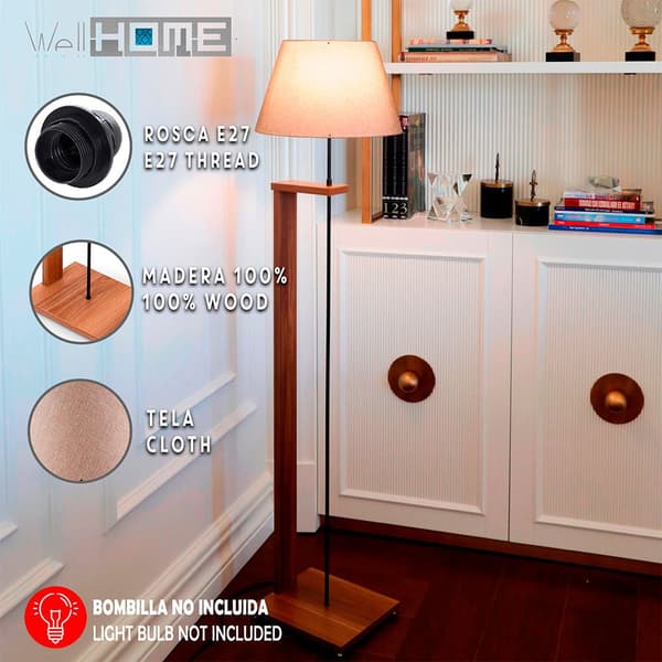 Wellhome Golvlampa Wh1094 Guld