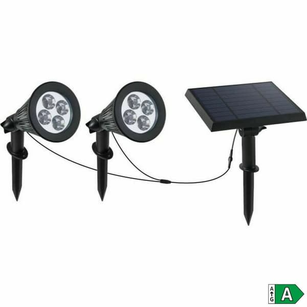 Aurinkokenno Lumi Garden Family Spiky 2-in-1 Musta Alumiini Teräs (2 osaa)