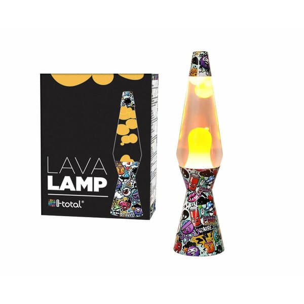 Itotal Lava Lampe Grafiti Flerfarvet