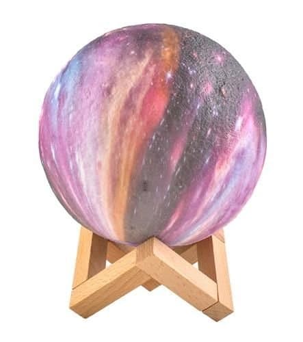 Lampa - Moon Lamp 15 cm / Nattlampa - Månlampa - Justerbar färg