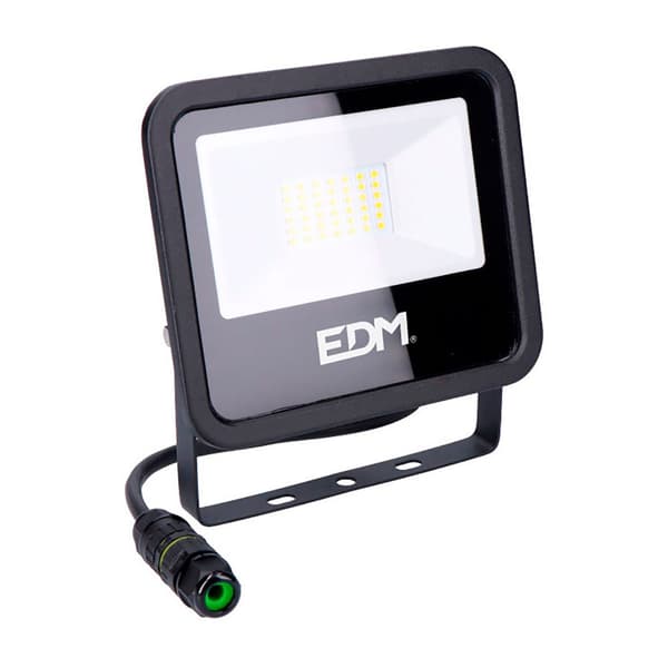 Edm Led Spotlight 70407 2370 Lm Black Series 30w Søvfarvet