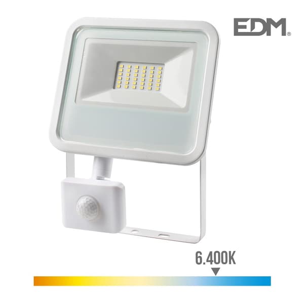 Edm 30w 2100 Lumens 6400k Led Floodlight Valkoinen