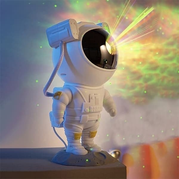 Natlampe - Stjerneprojektor med LED-lampe – Astronaut