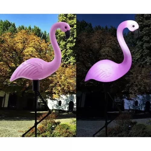 Trädgårdslampa Flamingo - Solcell
