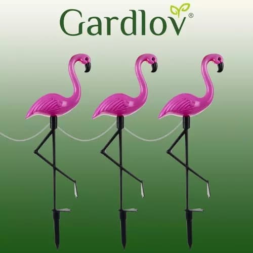 Trädgårdslampa Flamingo - Solcell