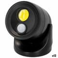 Miniatyrbillede 1 af 6: LED-lys med bevægelsessensor Aktive Plastik 10,5 x 12,5 x 13,5 cm (12 enheder)