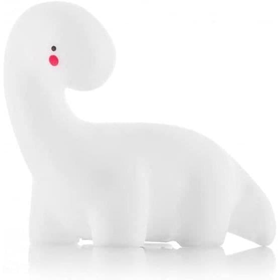 Lampa - GOBRO - LED Dinosaur - Flerfärgad - Vit - Vinyl - Batterier ingår