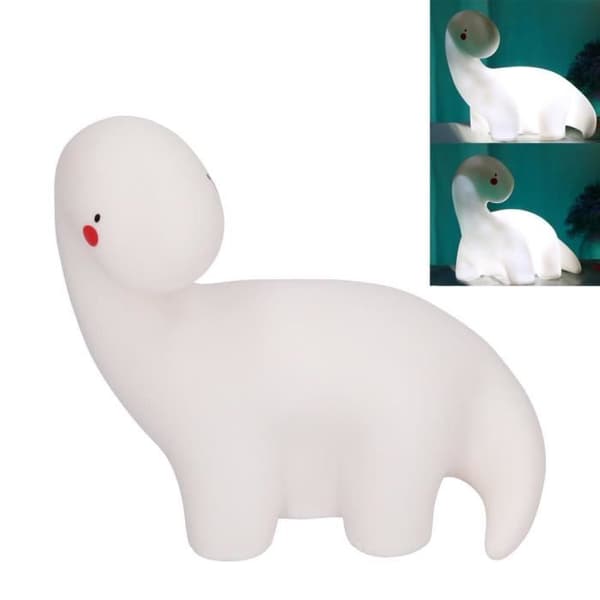 Garosa Baby Nattlampa LED Nattlampa Långhals Dinosaur Silikon Nattlampa Nattlampa Sovrumsdekoration