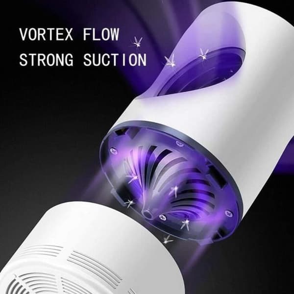 Myggdödare elektrisk Vortex fysiskt anti-mygg Insektsmedel USB-drivet LED UV Ingen strålning Zapper