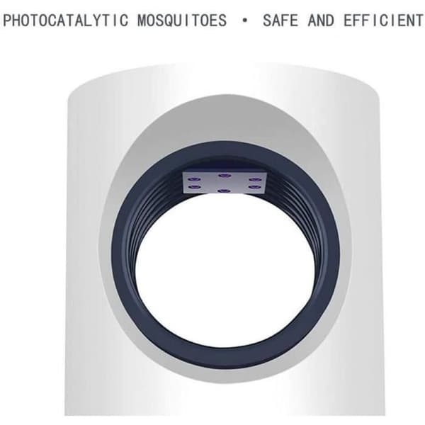 Myggdödare elektrisk Vortex fysiskt anti-mygg Insektsmedel USB-drivet LED UV Ingen strålning Zapper