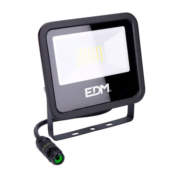 Edm Led Punktbelysning 70402 2370 Lm Black Series 30w Silver