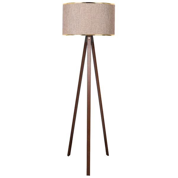 Wellhome Gulv Lampe 140 Cm E 27 60w Gylden