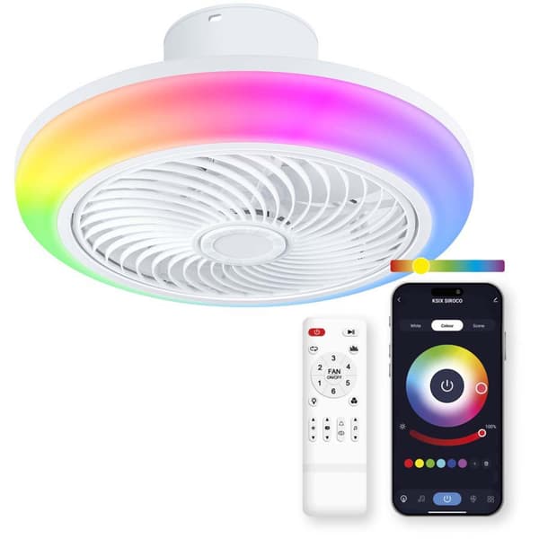 Ksix Spotlight Loft Siroco Rgbic 46 Cm