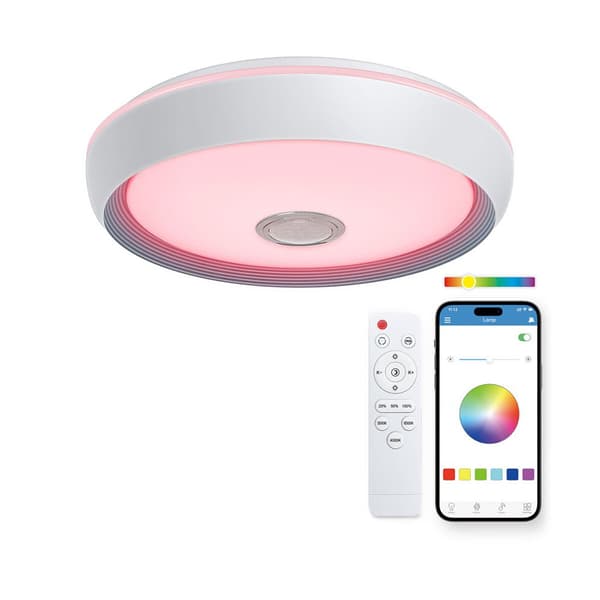Ksix Spotlight Tak Glory Rgb 78w 47 Cm