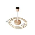 Miniatyrbild 1 av 4: Creative Cables Träbordslampa Med Skärmalternativ Med Alzaluce Wood 2-nr Plugg