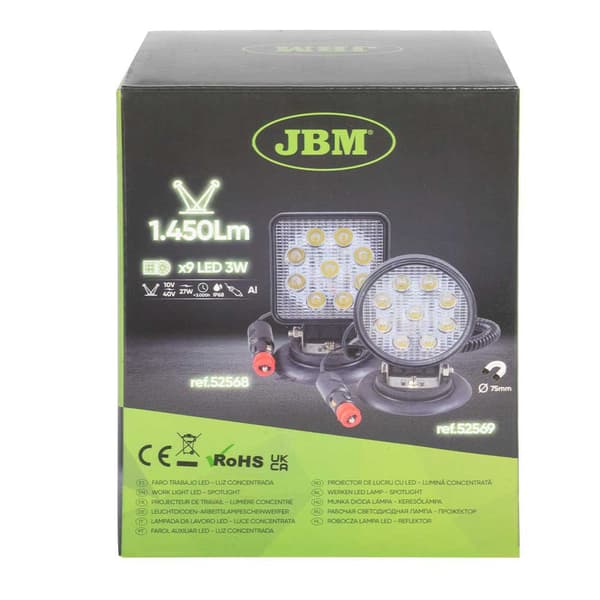 Jbm Led Arbetsljus Runda-