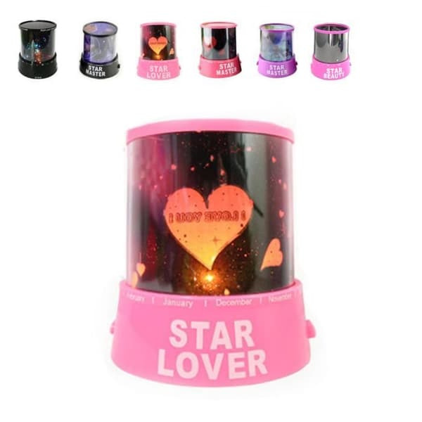 LED-projektorlampa Romantic Star Light Stjärnklart mode
