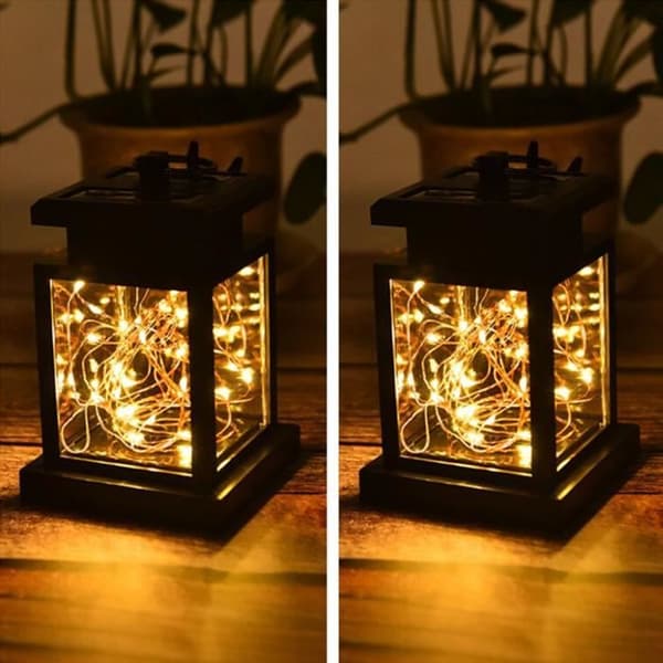 2st 30 LED Solar Garden Light, Outdoor Solar Light, Outdoor Led Solar Hängande Lantern, Outdoor Solar Wall Light