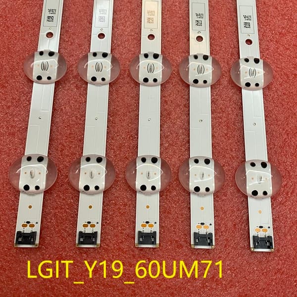 LED Baggrundsbelysning, Kompatibel med Flere TV-Modeller, Sæt af 5 Stykker