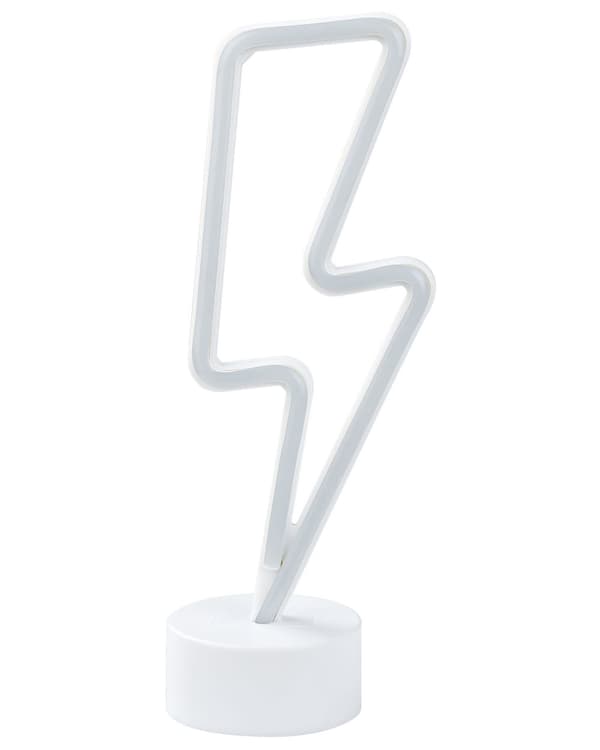 Sæt med 3 LED Neonskilte Flerfarvede PVC-lys Batteridrevne Dekorative Lys