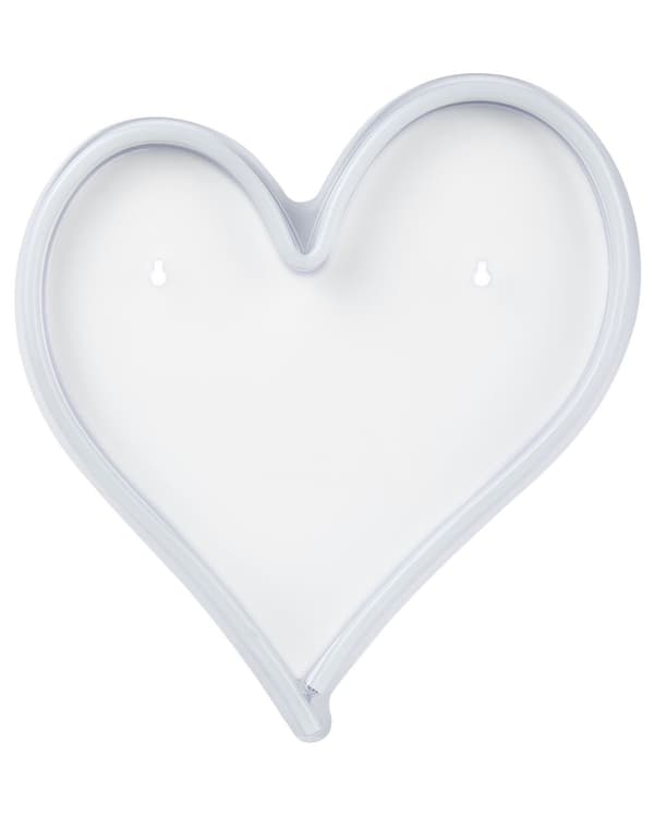 Sæt med 3 LED Neonskilte Lyserød PVC Lys Dekorative Lys