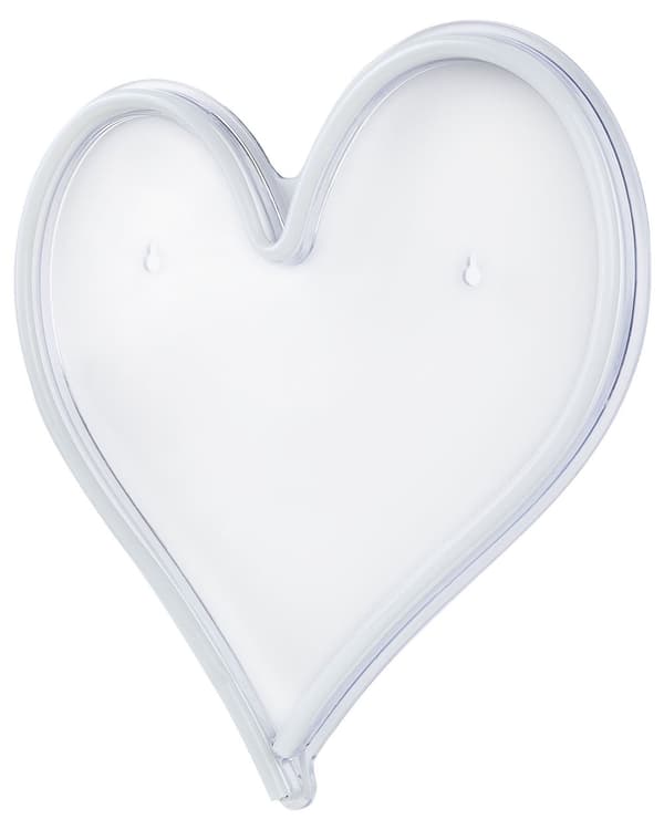 Sæt med 3 LED Neonskilte Lyserød PVC Lys Dekorative Lys