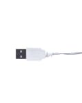 Pikkukuva 7 / 7: Koriste monivärinen 3 kpl muovi irisoiva LED-valot sisälle USB-käyttöinen joulu moderni