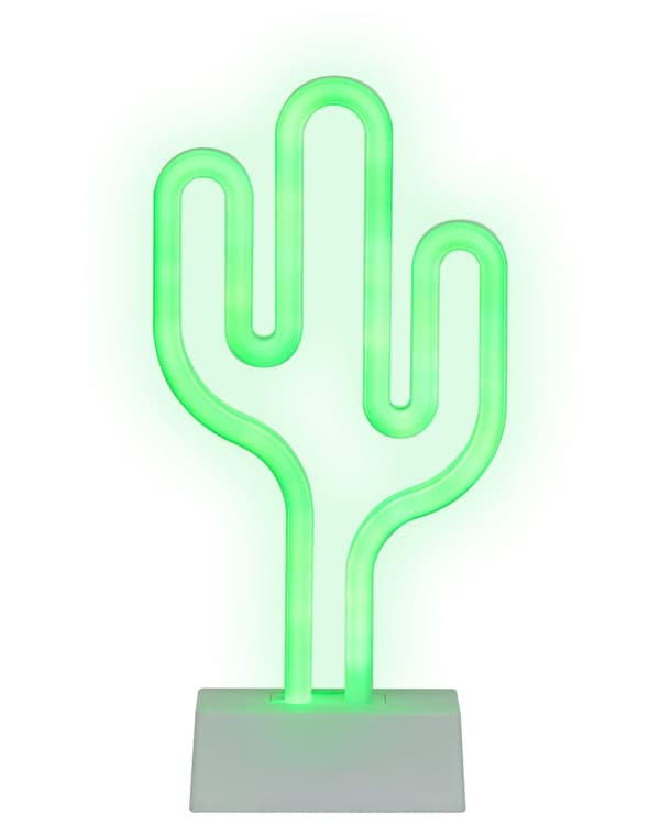 Neonvalaisin monivärinen LED-valo 3 kpl PVC paristokäyttöinen flamingo lintu kaktus