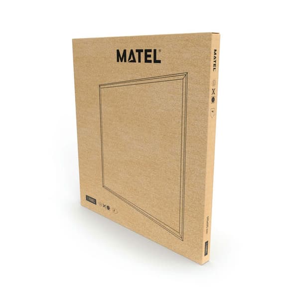 Matel Aluminium Led-panel Med Samsung-chip Neutral 60x60 Cm 40w