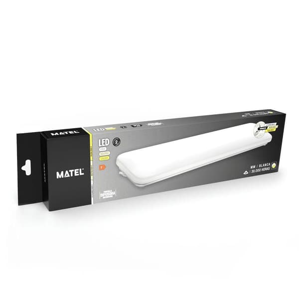 Matel Integroitu Led-paneelivalo 3 Lämpötilaa 70x17x5 Cm 24w