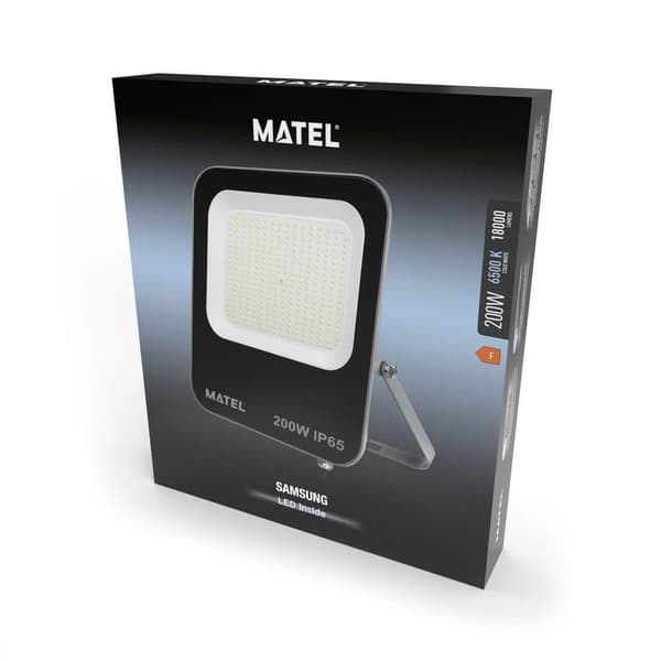Matel Aluminium Led-projektor Med Samsung-chip Kølig 200w