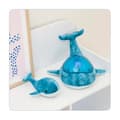 Miniatyrbild 5 av 5: Tranquil Whale™ Family Blue nattlampa plyschleksak - MOLN B - För baby - Vågprojektion - Marin melodi