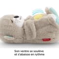 Miniatyrbild 6 av 8: Fisher-Price - My Otter Good Night Cuddles - Musical and Luminous Baby Nightlight Plysch - Early Learning Toy - Från födseln FXC66
