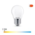 Miniatyrbild 3 av 5: LED-lampa Philips F 40 W 4,3 W E27 470 lm 4,5 x 8,2 cm (2700 K)
