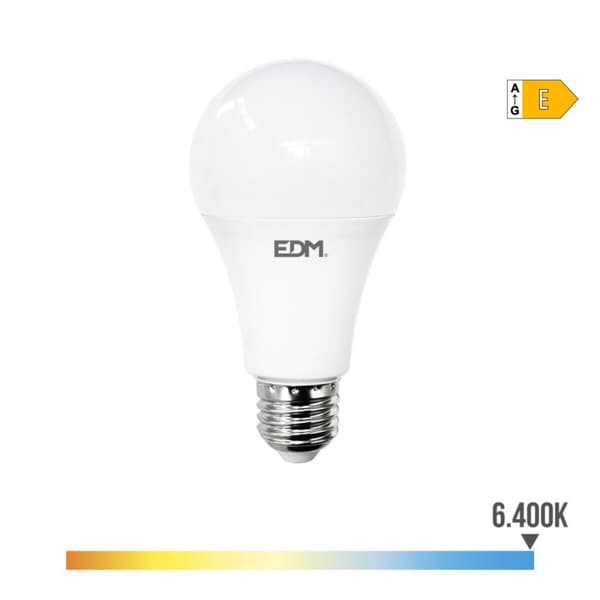 LED-lampe EDM 98722 E 24 W 200 W E27 2700 lm Ø 7 x 13,6 cm (6400 K)