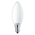 Miniatyrbillede 1 af 5: LED-lampe Philips Stearinlys Hvid F 40 W 4,3 W E14 470 lm 3,5 x 9,7 cm (4000 K)