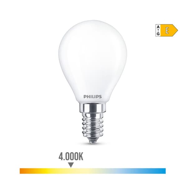 LED-lampa Philips E 6.5 W 6,5 W 60 W E14 806 lm Ø 4,5 x 8 cm (4000 K)