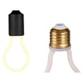 Miniatyrbild 3 av 3: LED-lampa Vit 4 W E27 9,5 x 13,5 x 3 cm (2700 K) (12 antal)