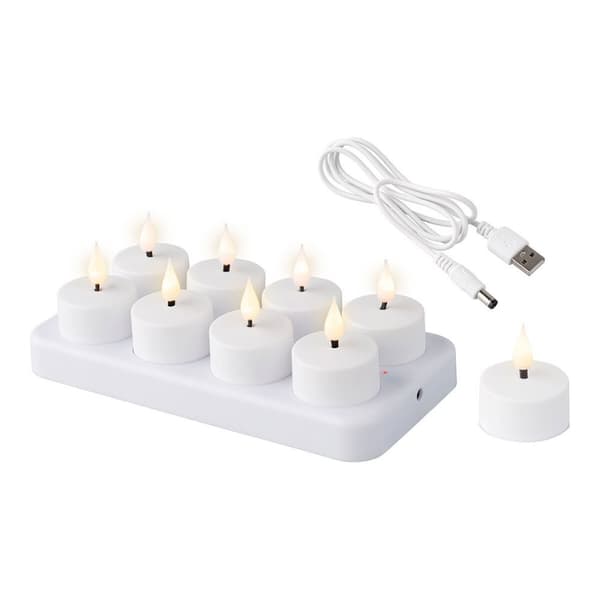 LED Ljus Lumineo 486715 Vit Laddningsbar Insida (8 antal)