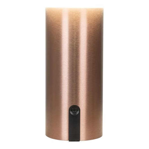 Uppladdningsbar utomhus-LED-lampa - Vit och Koppar - 15x22 cm - Samtida Design - USB-uppladdningsbar