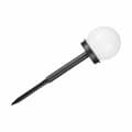 Miniatyrbild 2 av 3: Markör Ibergarden 10 CM BALL Vit Svart Plast 10 x 34,5 x 10 cm Labda Solcellsladdning (12 antal)