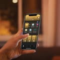 Miniatyrbild 4 av 7: Philips Hue White ambiance Startpaket: 3 st E27 ljuskällor (1100lm) + Dimmer switch