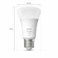 Miniatyrbild 5 av 8: Smart-Lampa Philips 8719514319028 Vit F 60 W 9 W E27 800 lm (2700 K) (2 antal)