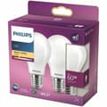 Miniatyrbillede 3 af 5: LED-lampe Philips Classic Standard 60 W Hvid E E27 (2700 K) (2 enheder)